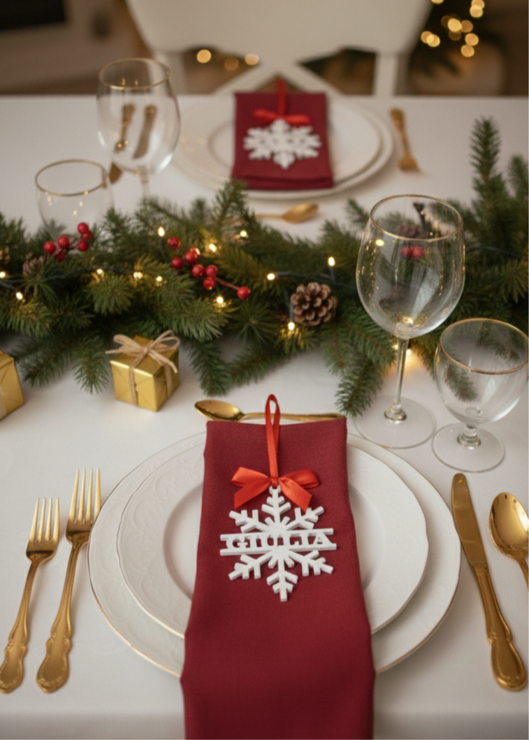 Fiocco di Neve con Nome