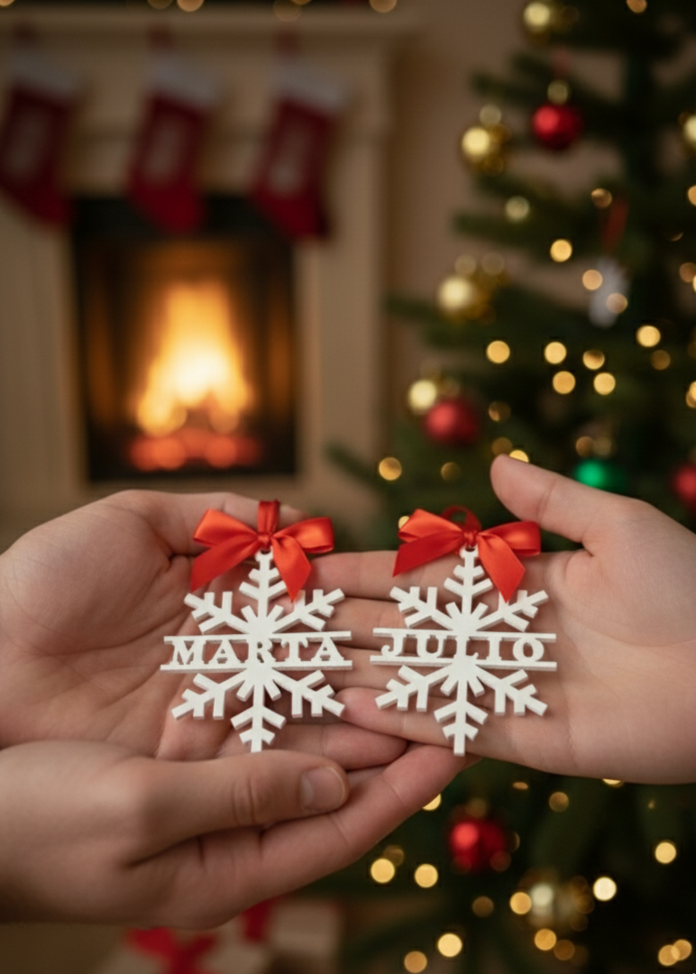 Fiocco di Neve con Nome