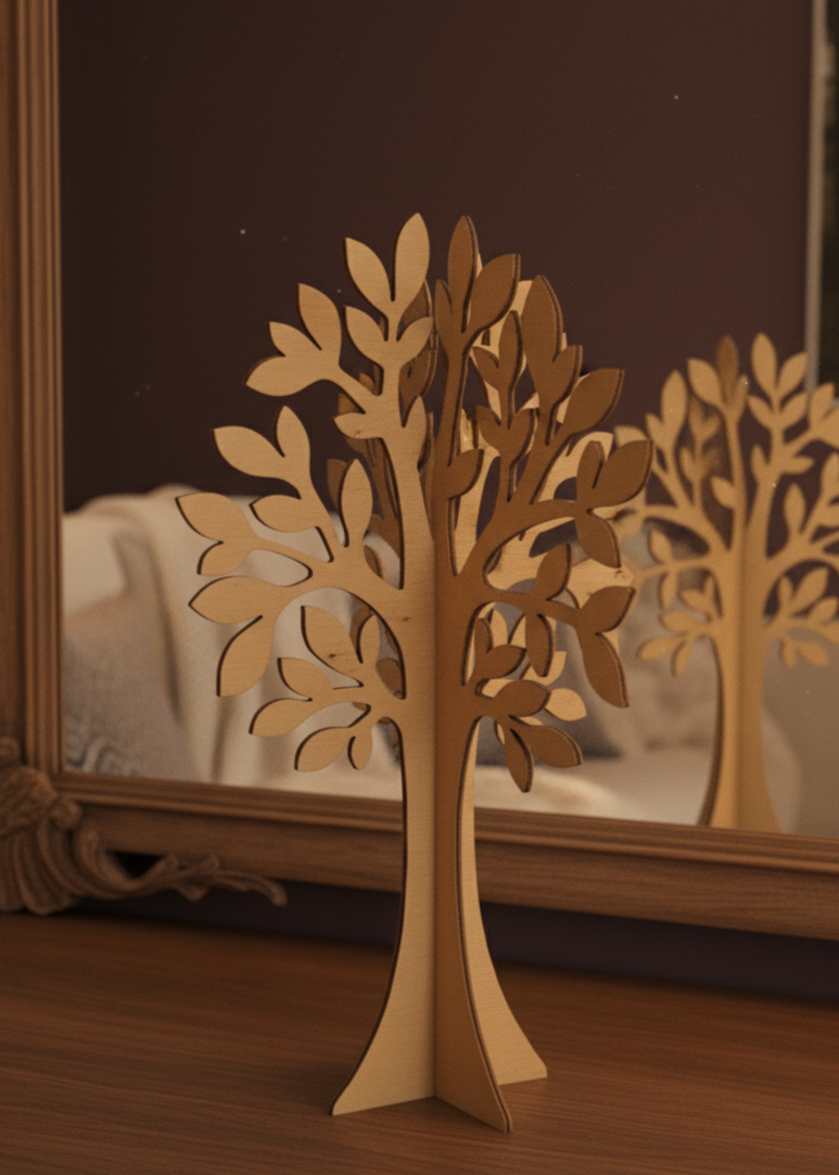 Albero in Legno Decorativo - 30cm