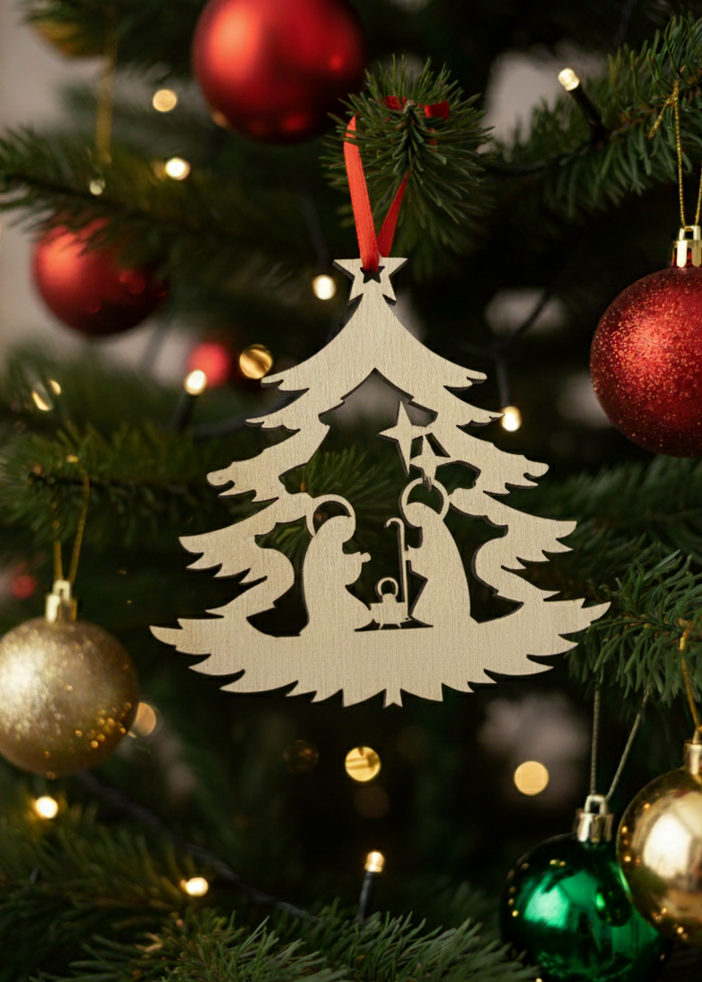 Decorazione Albero Sacra Famiglia