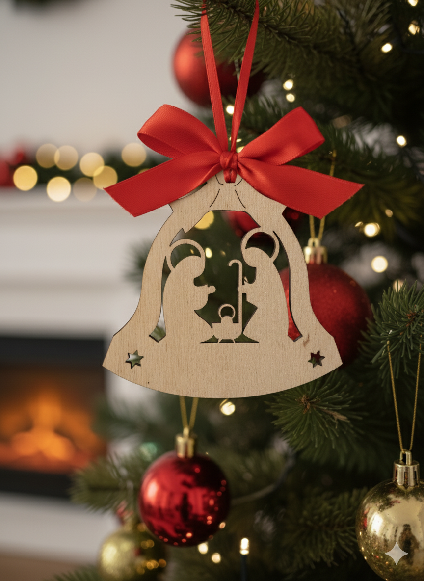 Decorazione Campana Sacra Famiglia