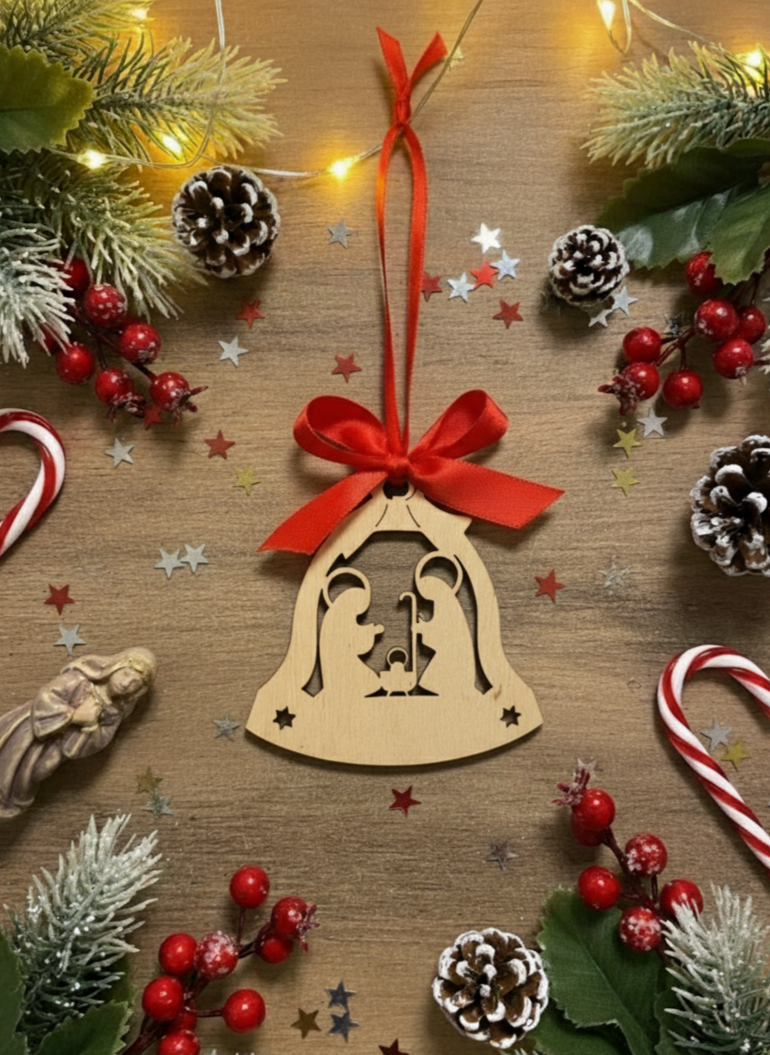 Decorazione Campana Sacra Famiglia