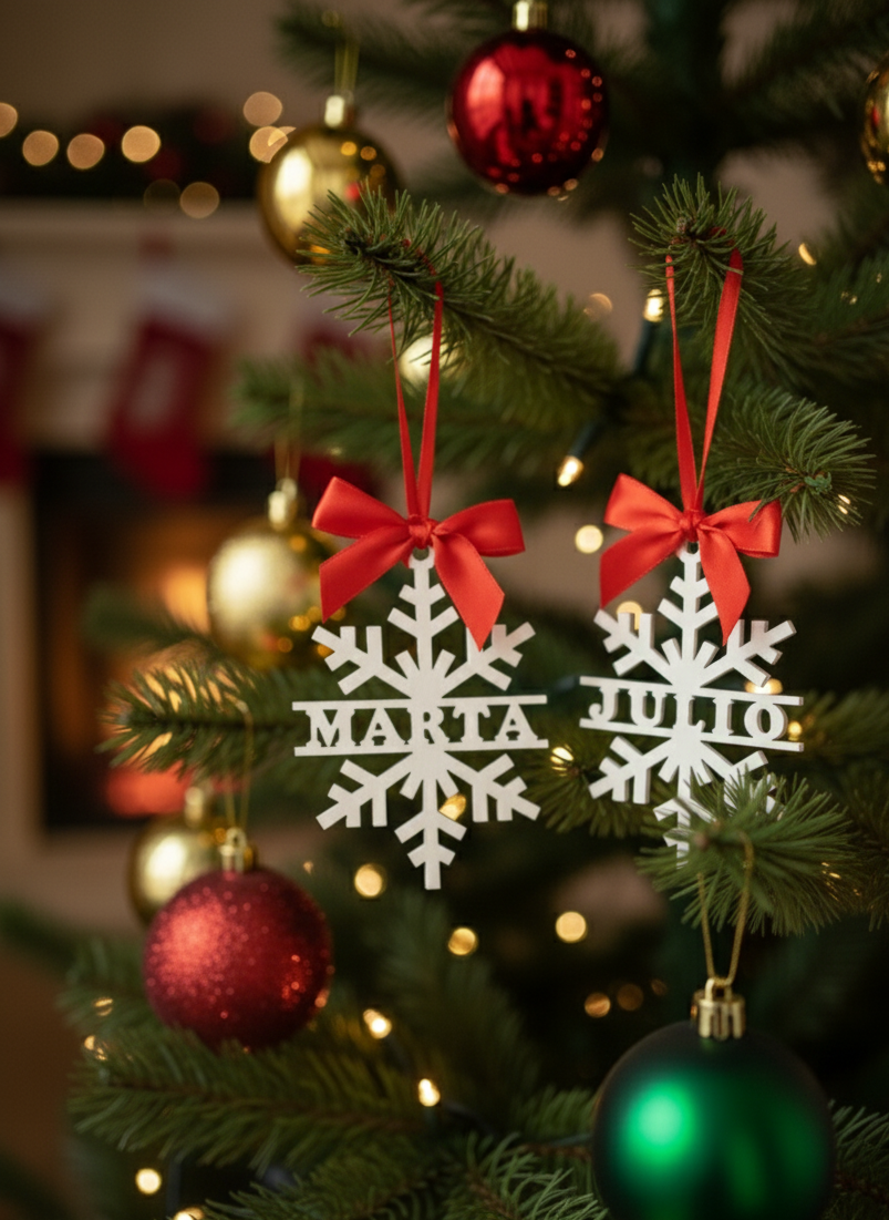 Fiocco di Neve con Nome