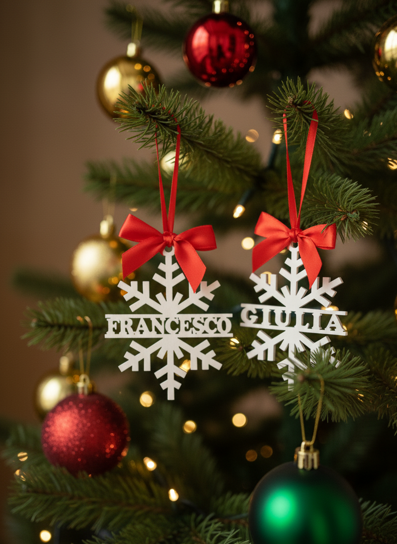 Fiocco di Neve con Nome